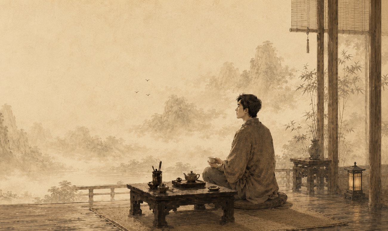 Không gian học — trà đàm giữa non nước